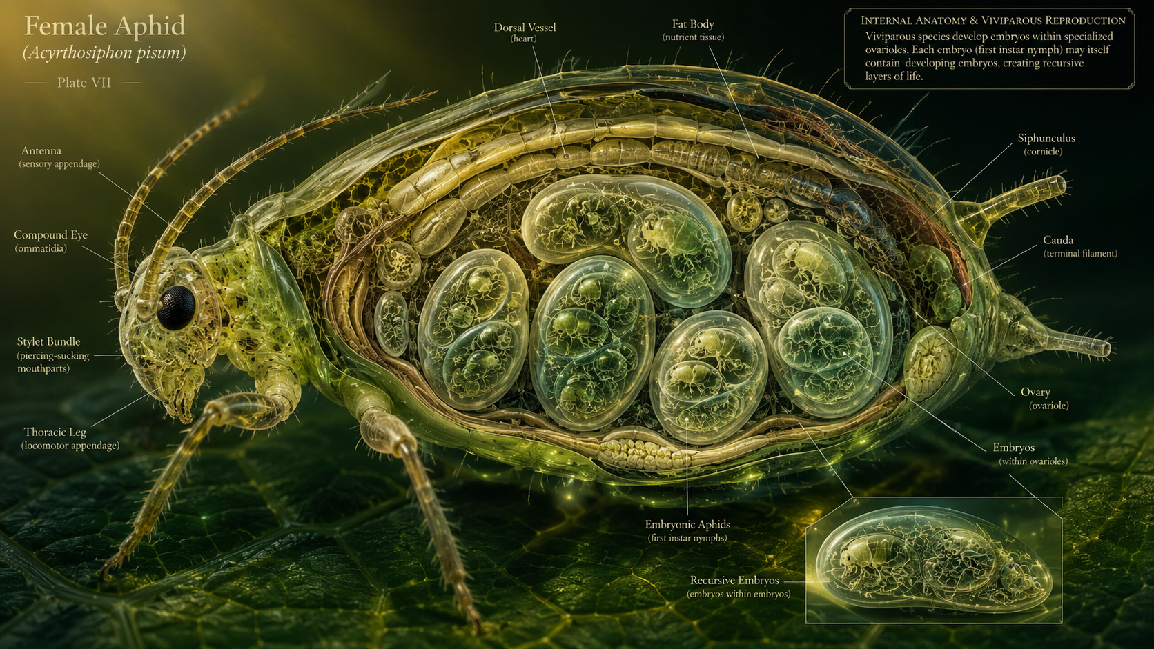 This Insect Is Born Already Pregnant — With Grandchildren