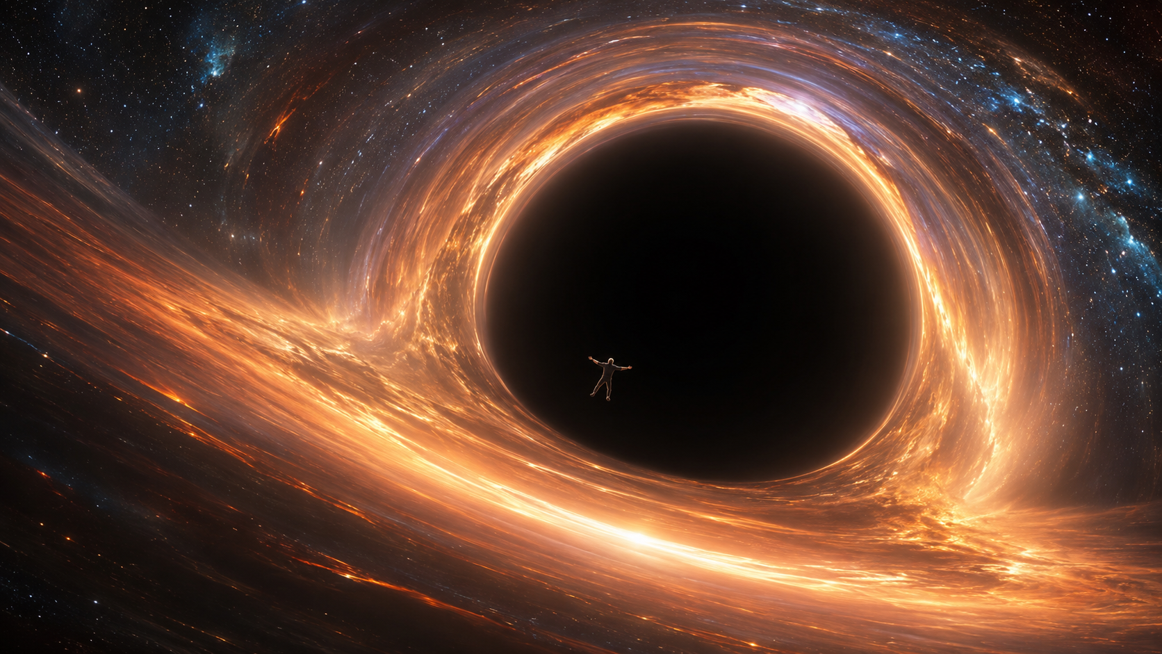 Falling Into a Black Hole Experience: What Would You Actually See?